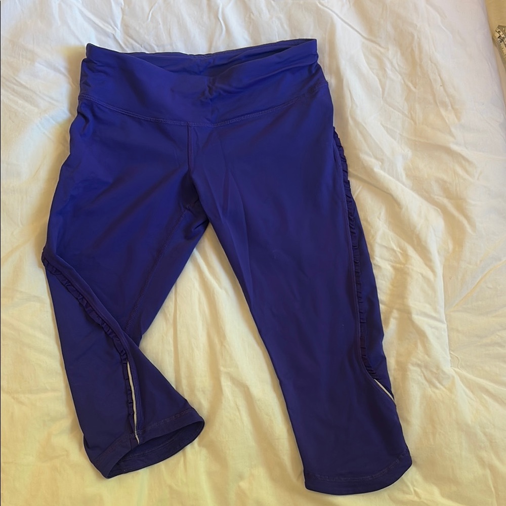 lululemon athletica Blue Capris